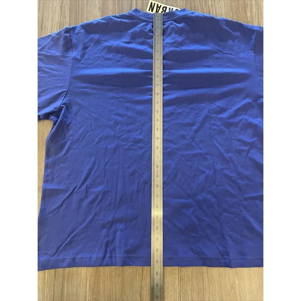 Urban Outfitters Men's Standard Cloth‎ M Shortstop Short Sleeve V Neck Oversized